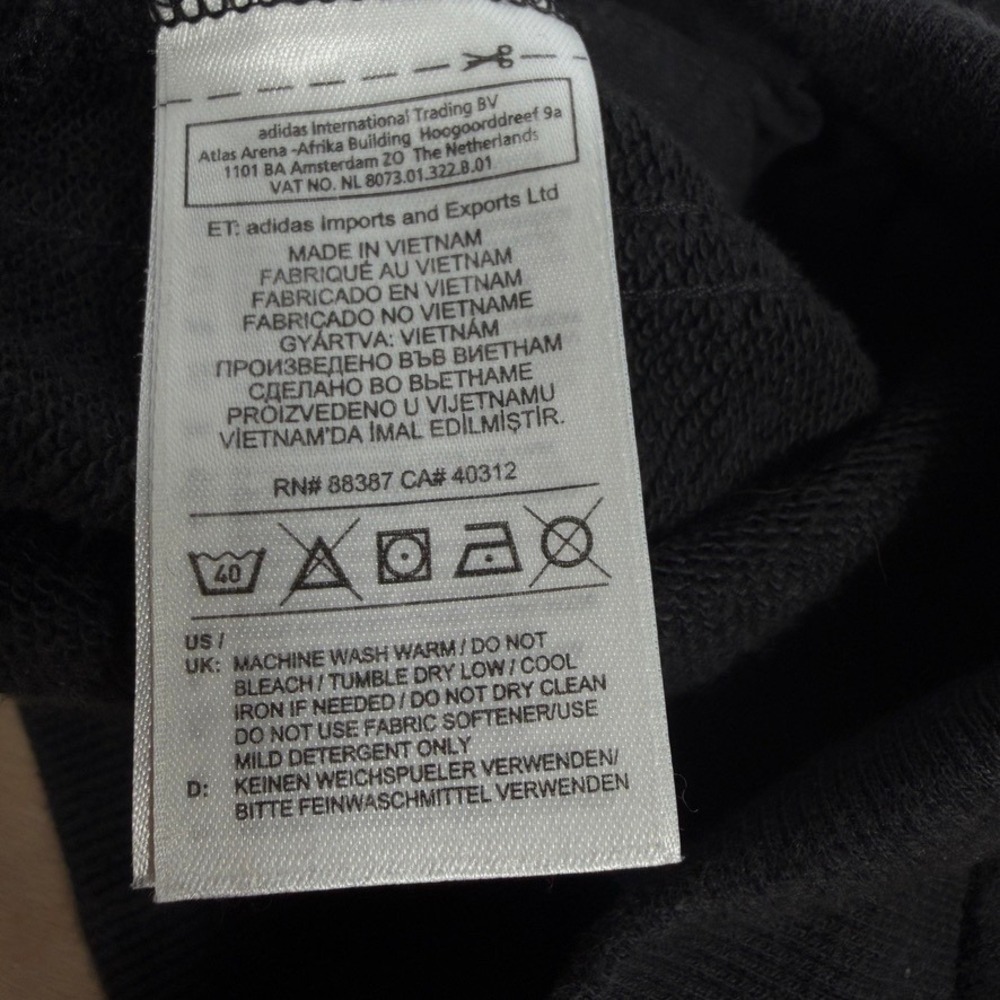 Adidas Originals Womens XS Black Trefoil Jogger Sweatpants AY8127 - Picture 8 of 9